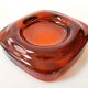 Vintage glass ashtray 1970