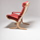 Pair of siesta Alcantara chairs by Ingmar Reilling for Westnofa
