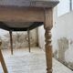 Table de ferme, bistrot en hêtre 1900
