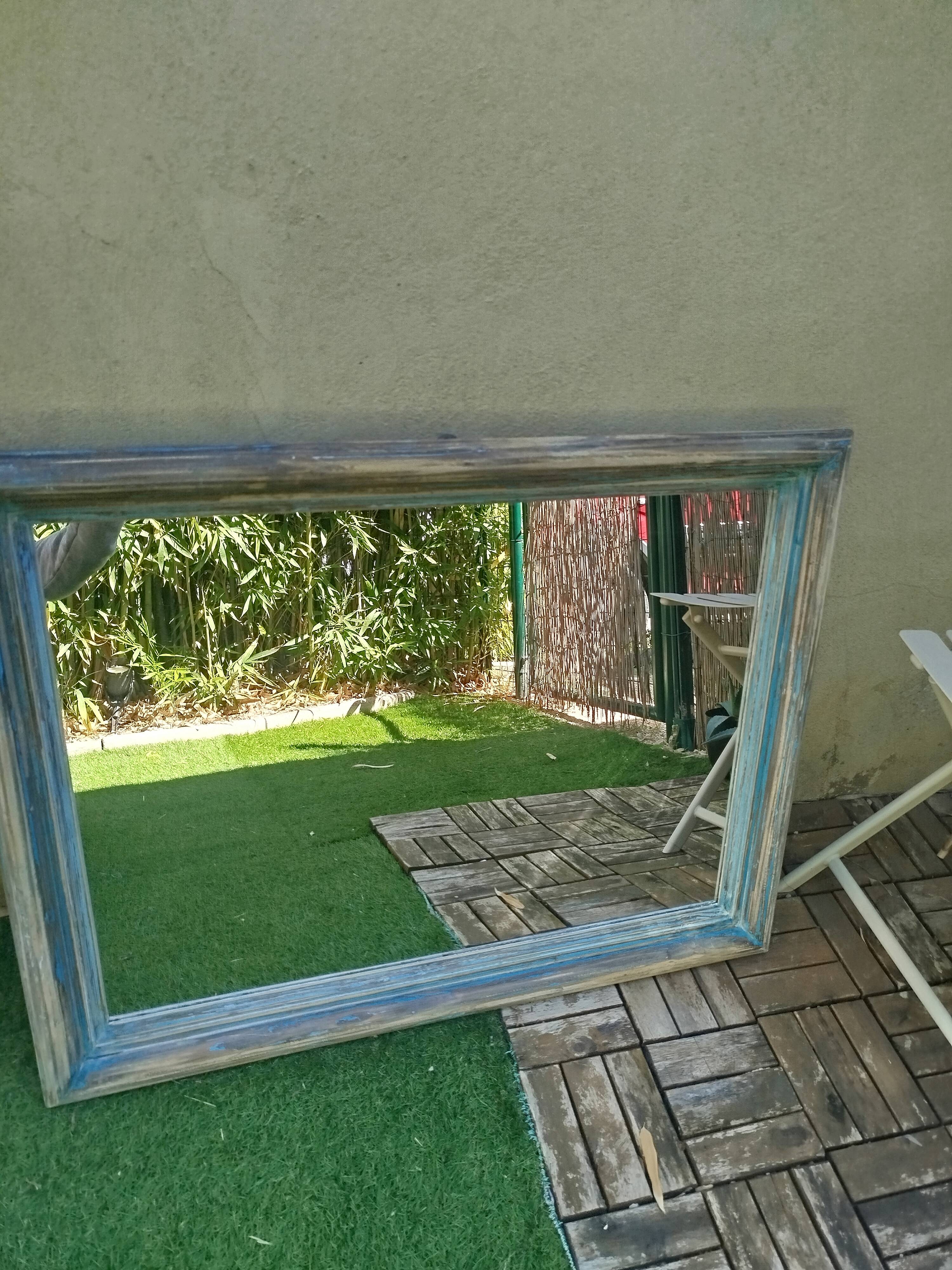 Mirror with old frame