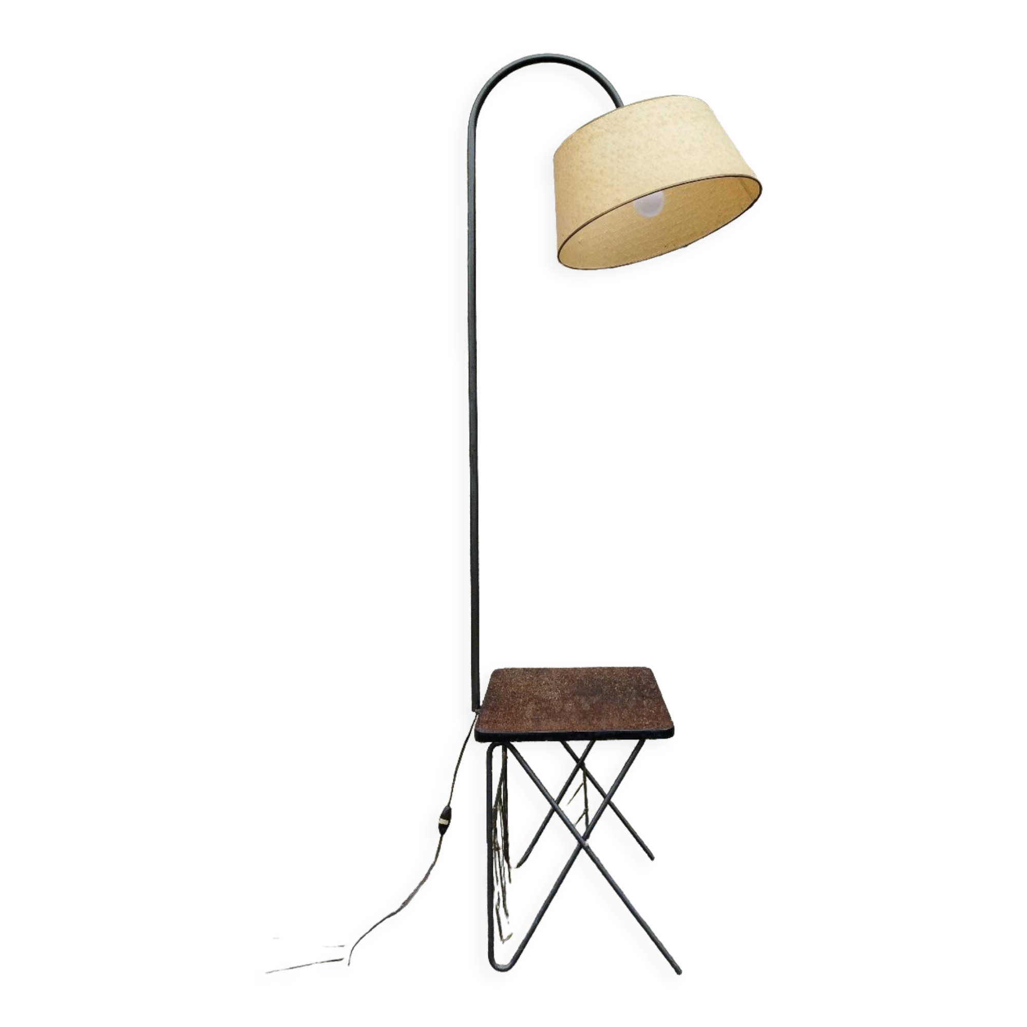 Vintage magazine rack lamp