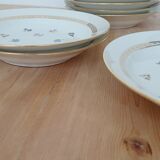 Hollow porcelain plates