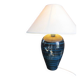 Blue ceramic lamp base