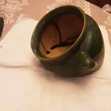 CACHE POT POTTERY DIEULEFIT DROME GREEN