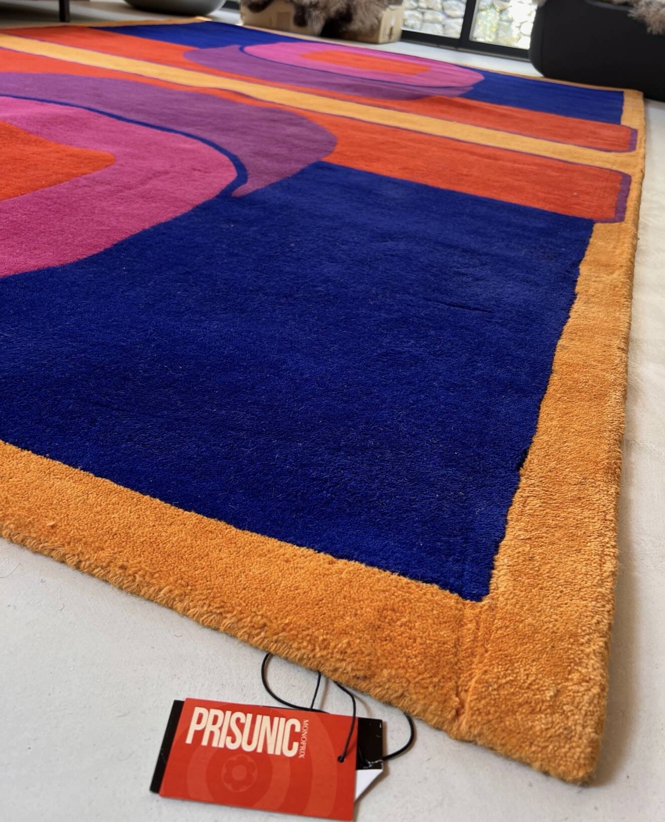 Tapis Jean-Pierre Garrault collab Monoprix Prisunic