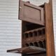 Armoire murale, bon état d'origine, bois de chêne, années 50, design scandinave
