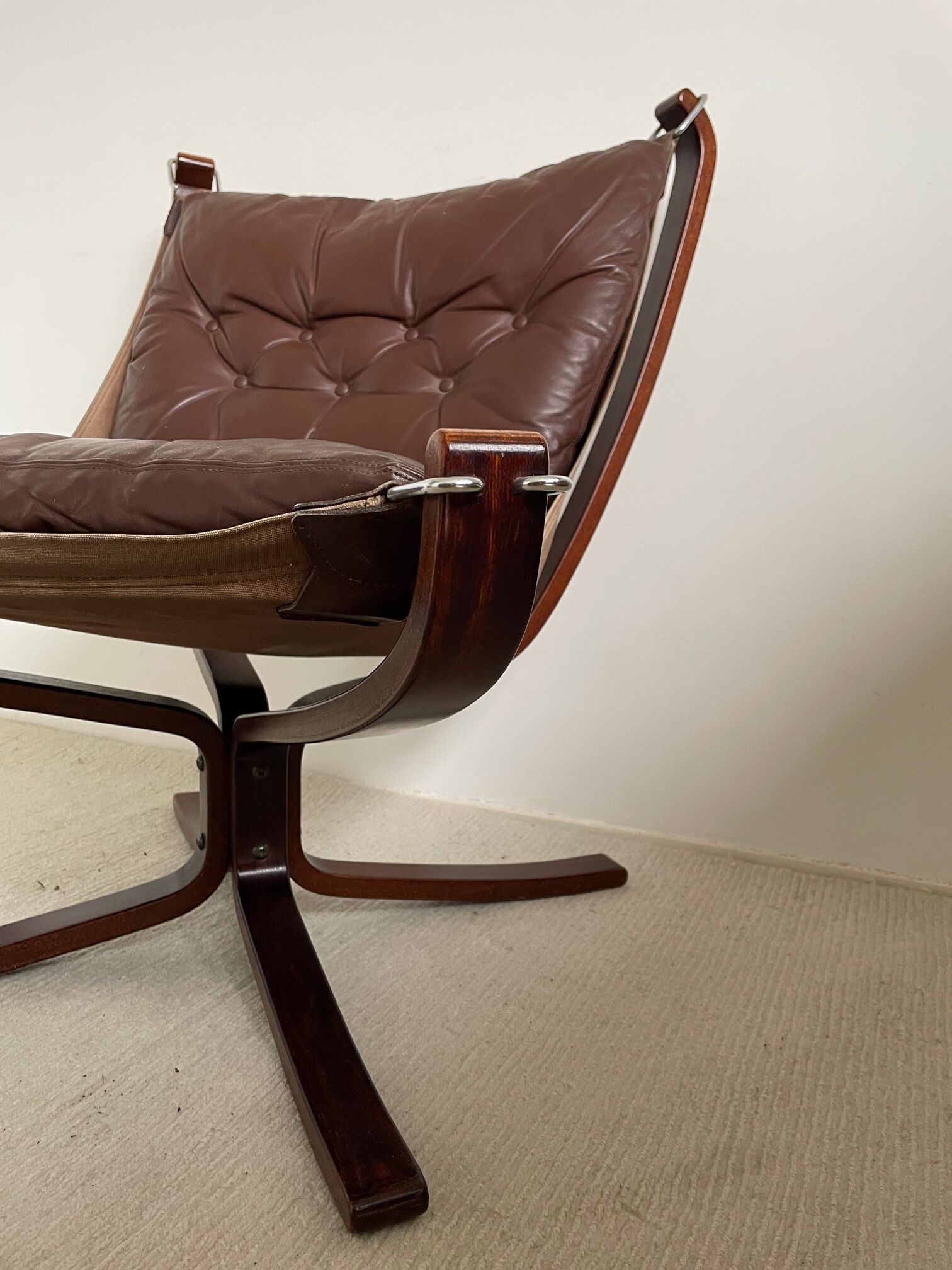 Vintage Falcon Chair by Sigurd Ressell for Vatne Møbler, Norway, 1970s design classic