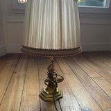 Brass bedside lamp