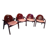 4 Baumann armchairs
