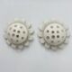 Set of 2 Emil Stejnar wall lamps with flower crystals, 1950s Vienna
