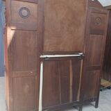 Breton sideboard in carved oak