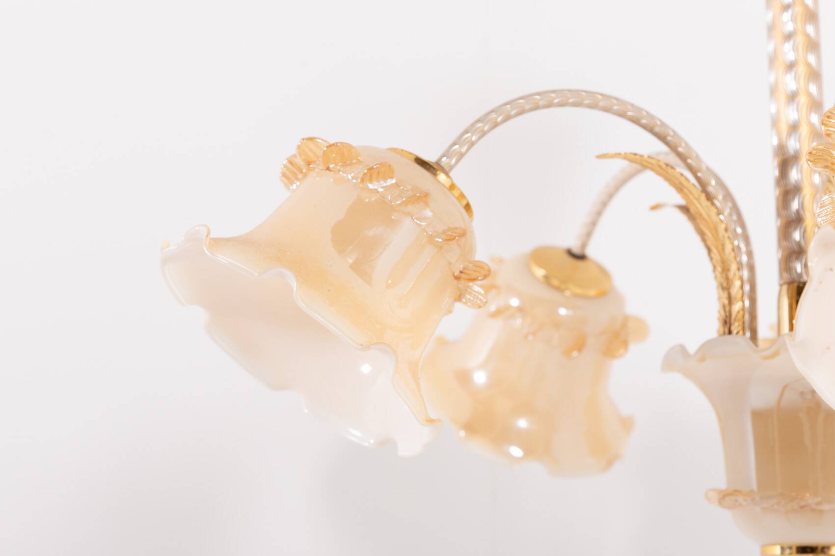 Murano glass ‘Flower’ chandelier, 1960’s Italy