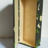 Box padded with old fabric