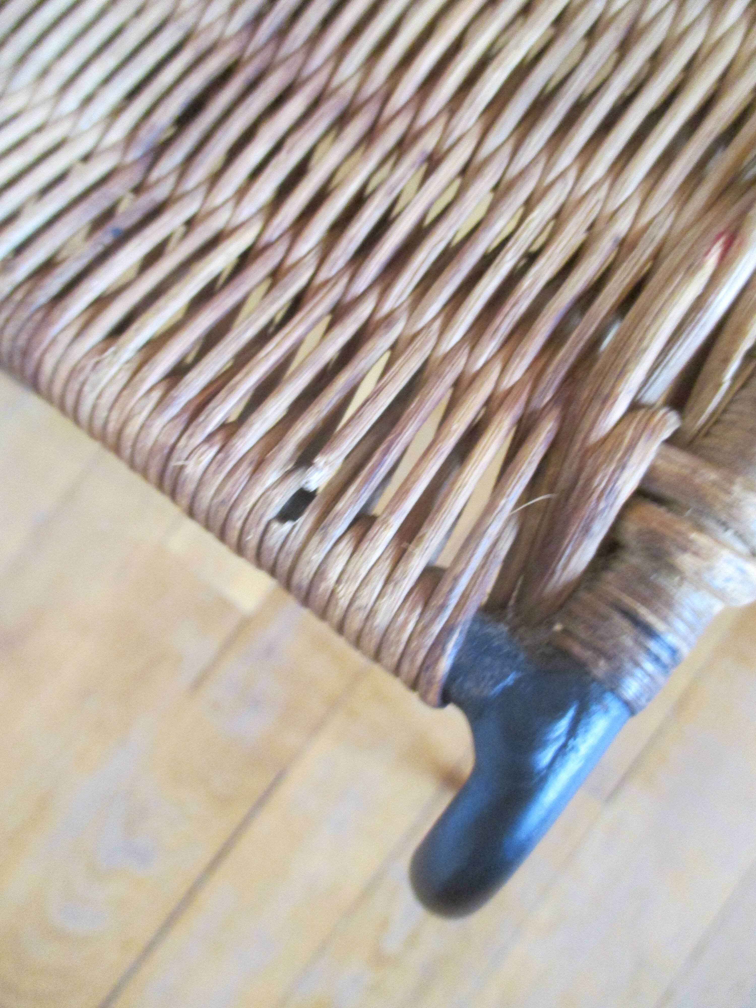 2 metal and rattan coffee tables Raoul Guys