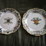 Set of two plates by Géo Martel.