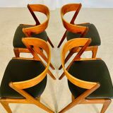 Chaises à manger vintage danoises par Kai Kristiansen pour Schou Andersens MøbelFabrik