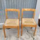 Pair of vintage Italian rope chairs - 1970s