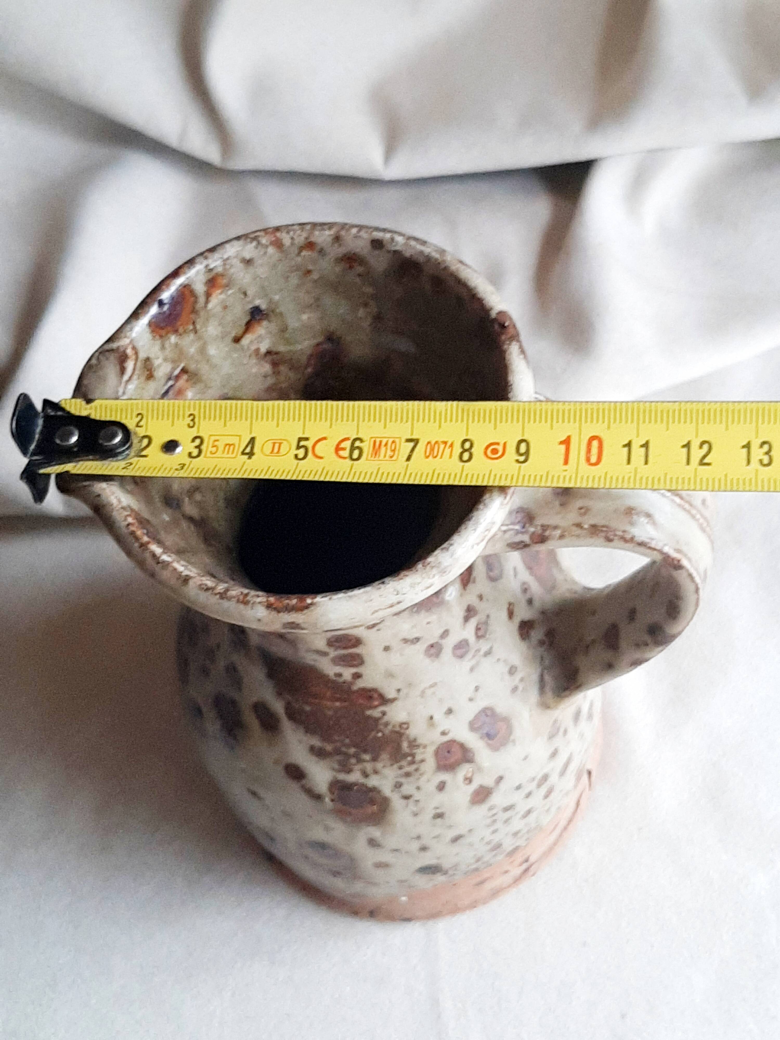 Pyrite stone pitcher Pierre Digan La Borne