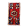 Small Vintage Turkish Rug 85x45 cm, Short Runner, Tribal, Shabby Chic