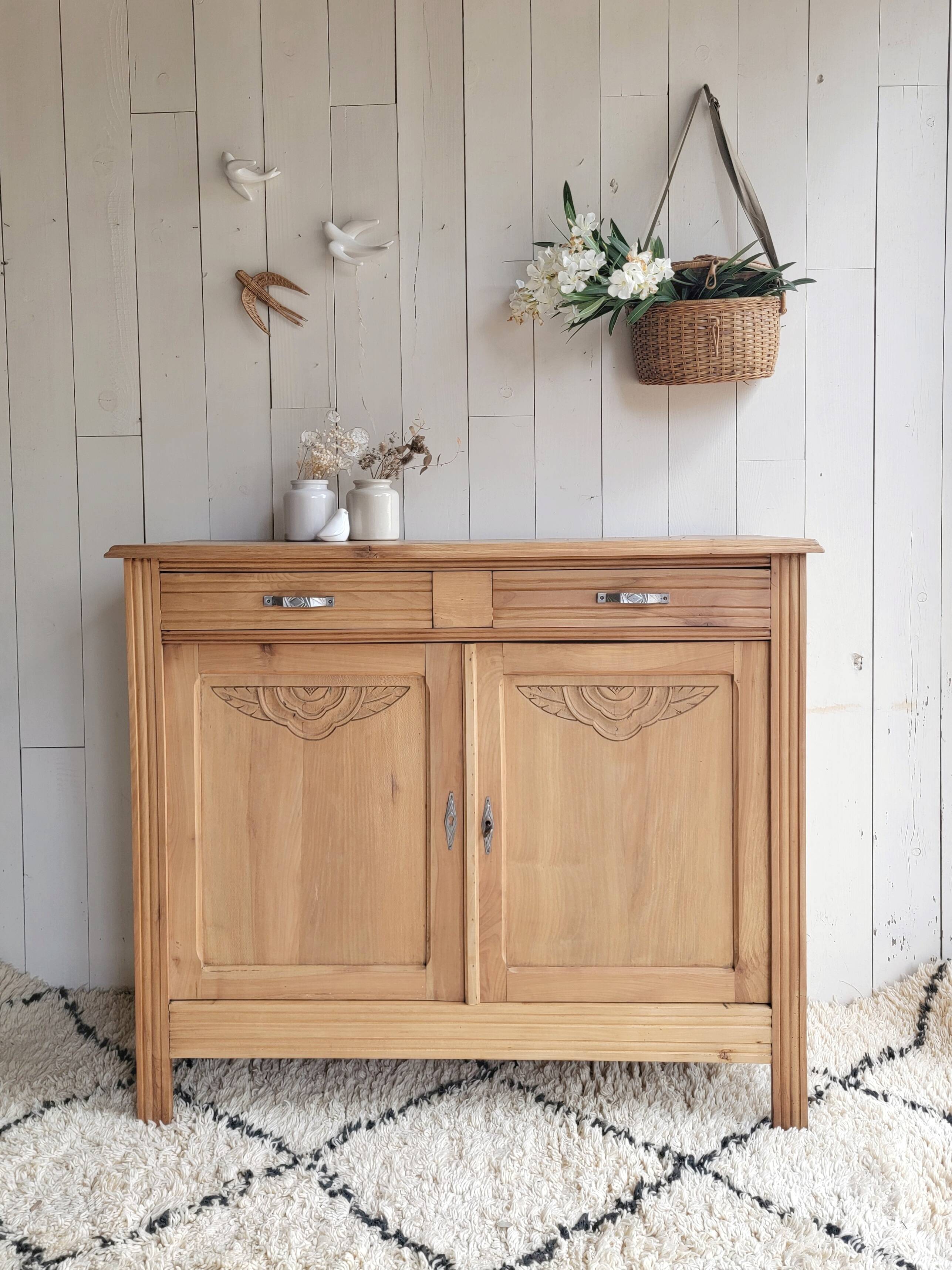 Antique art deco sideboard completely renovated