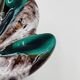 Flower-shaped trinket tray by Zandrini for Vallauris