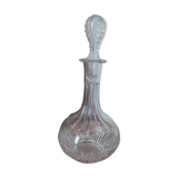 Glass carafe or vial with wave cap