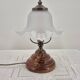 Lampe à poser vintage abat jour tulipe