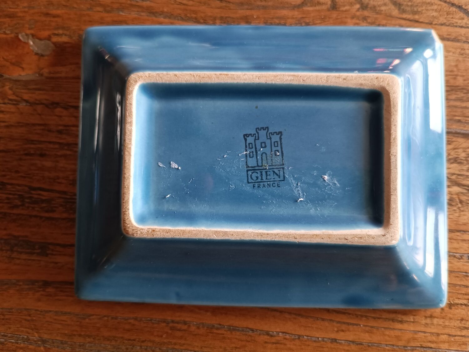 Ashtray Gien advertising long Gauloises