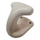 White porcelain coat rack