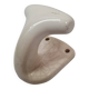 Patère en porcelaine blanche