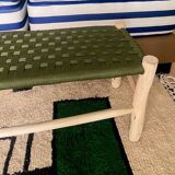 Wooden Entryway Bench with Built-in Storage - Rustic Entryway Bench for