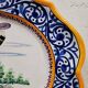 Large Quimper HB earthenware dish - Breton decor