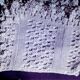 Hand crochet stitch white cotton bedspread