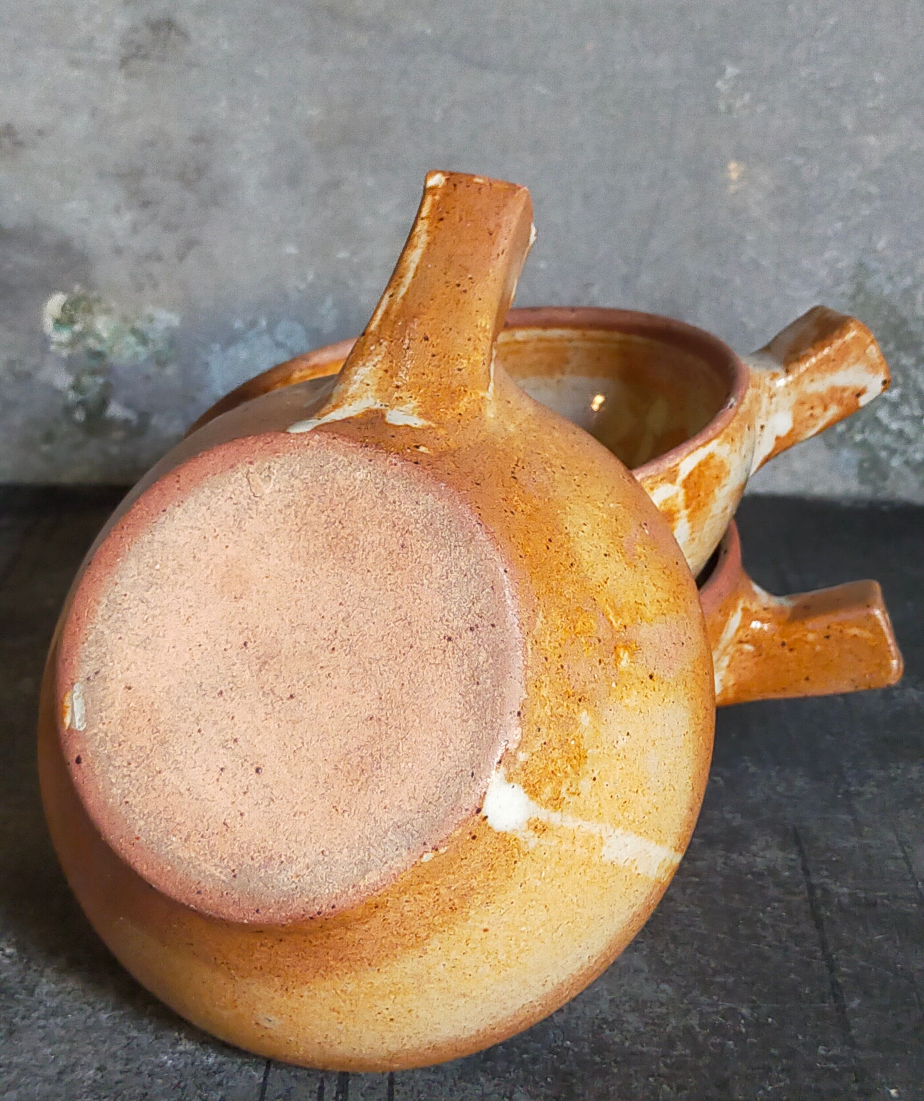 Three vintage marais sandstone bowls