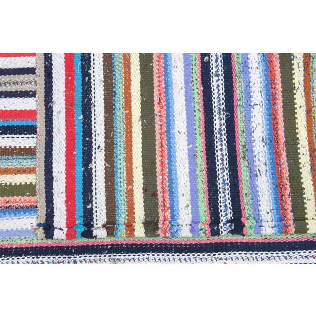 Vintage Turkish Oushak Handmade Wool Cotton Beige Kilim Area Rug 161x323
