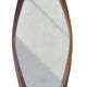 Rosewood mirror Sandholdt for Jansen, Danish, 1960s