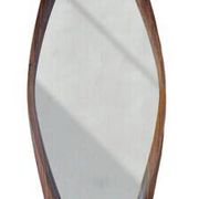 Rosewood mirror Sandholdt for Jansen, Danish, 1960s