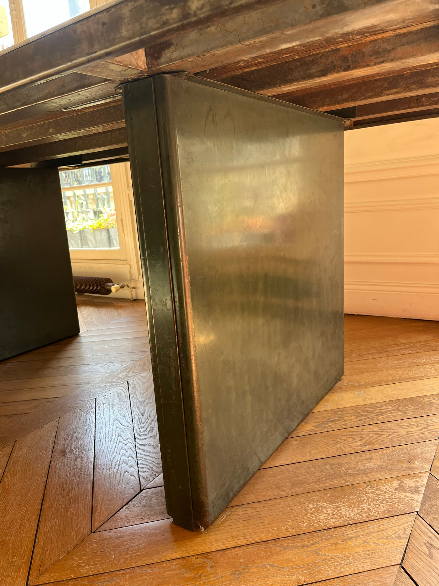 Vintage industrial table