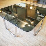 Italian design coffee table, Bauhaus style, 70s