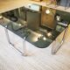 Italian design coffee table, Bauhaus style, 70s