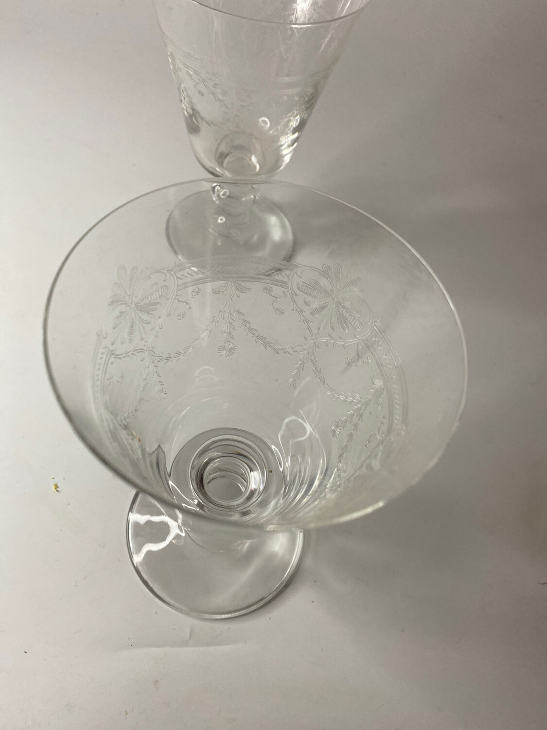 2 glasses Cristal Saint Louis