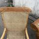 Colonial teak lounge: 3-seater sofa and 2 planter chairs.
