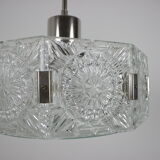 Hanging lamp Kamenický Šenov, 1960's.
