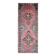 Vintage Turkish hand-knotted wool cotton pink area rug 180x475