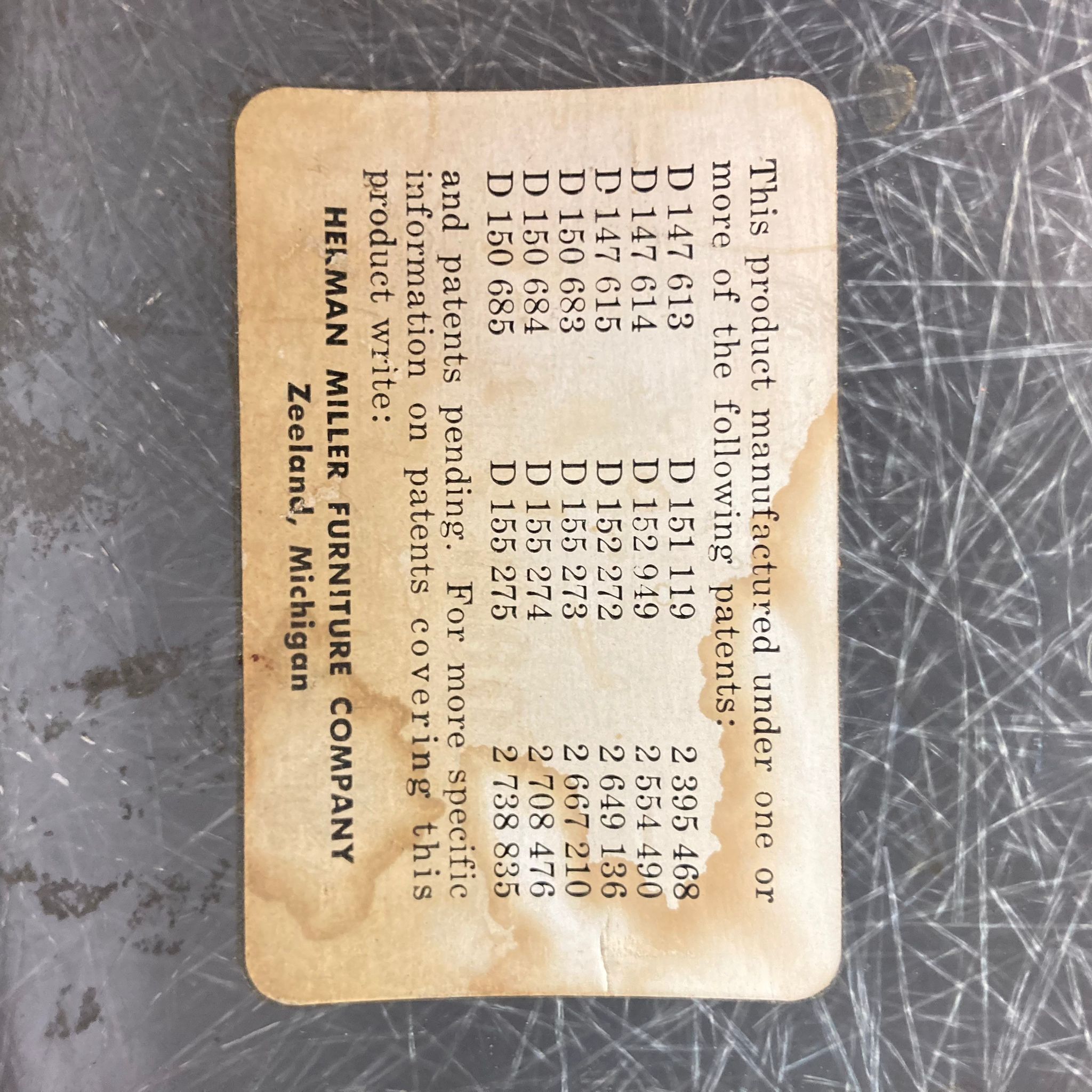 Eames Herman Miller DSS side chairs in grey