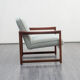 Pair of vintage armchair, cherry, restored