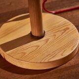 Solid pine table lamp by Lys