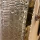 Kaiser Leuchten wall lamp ice glass 1970