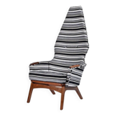 Fauteuil à dossier haut 2056-C par Adrian Pearsall pour Craft Associates