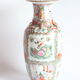Vase médaillon de rose de Canton chinois, 19ème siècle